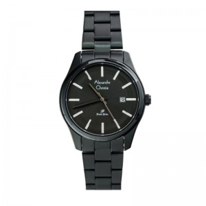 Alexandre Christie AC 1027 Full Black Steel Lady LDBIPBA